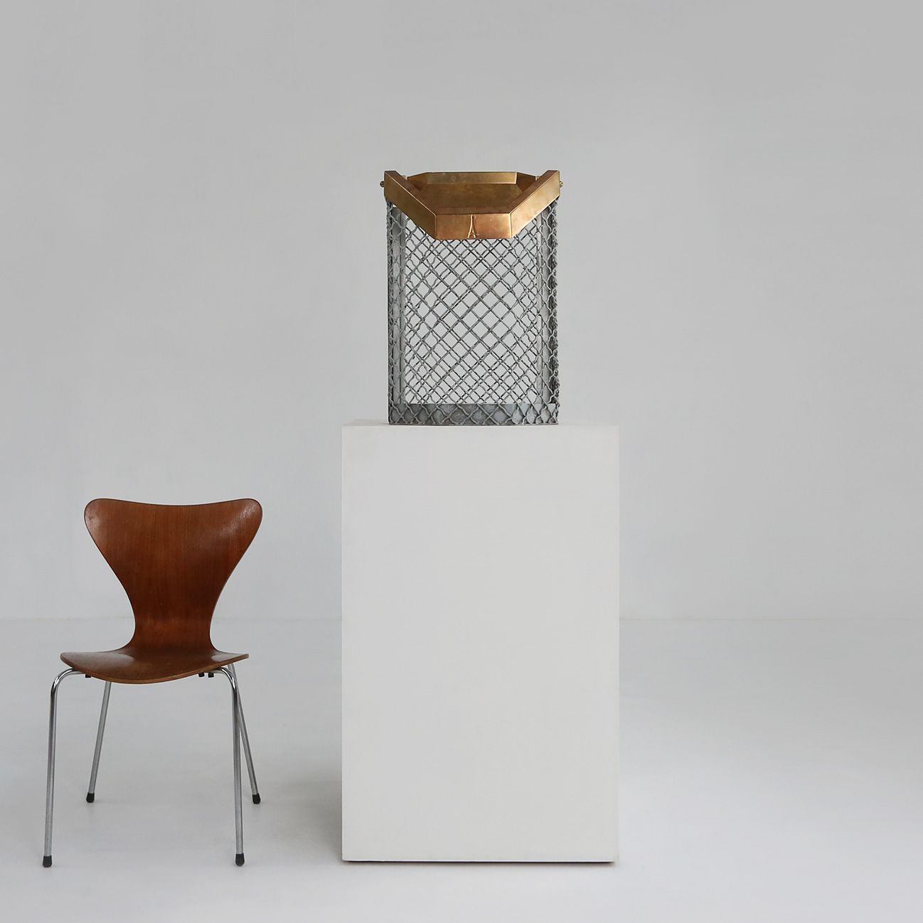 Original Eiffel Tower Trash Can from the Champ‑de‑Mars, France 1960s-img